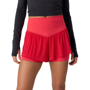 FP Movement Women's Sunset 2-In-1 Shorts, Small, Electric Sunset | Great Mother's Day Gift