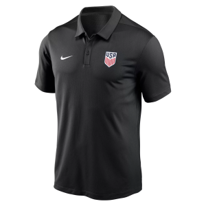 Nike Adult USMNT Black World Cup 2026 Crest Victory Polo, Men's, Small