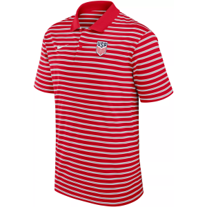 Nike Adult USMNT Red World Cup 2026 Crest Victory Polo, Men's, Small