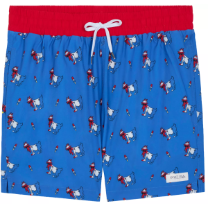 GOAT USA Boys' Freedom Pop Bathing Suit, Kids, Medium, Royal