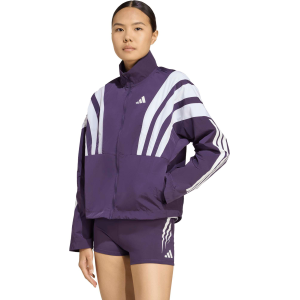 adidas Women's Adizero NYC Running Jacket, XS, Aurora Plum