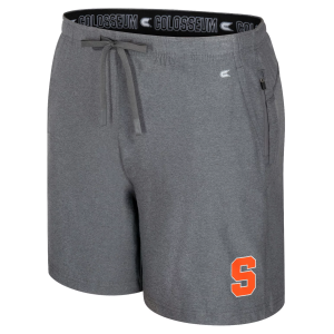 Colosseum Men's Syracuse Orange Charcoal Gurney Shorts, Medium, Gray