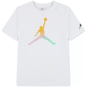 Jordan Kids' Tie Dye Jumpman Tee, Large, White