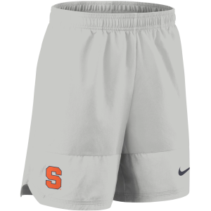 Nike Men's Syracuse Orange Gray Dri-FIT Woven Shorts, Medium
