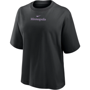 Nike Nike Women's Minneapolis Boxy Black T-Shirt, Large | Great Mother's Day Gift - $18.73 at DICK'S Sporting Goods