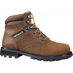 Carhartt Men's 6" Welt Work Boots, Size 9, Brown