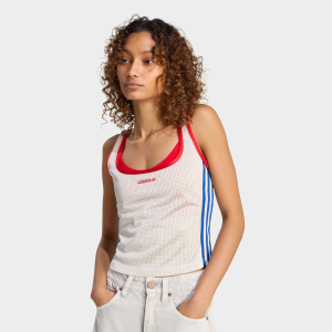 adidas Originals Women's Mesh Tank Top, Large, Chalk Pearl | Great Mother's Day Gift
