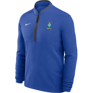Nike Adult Brazil Royal Away Victory Dri-Fit 1/4 Zip Pullover, Men's, Large, Blue
