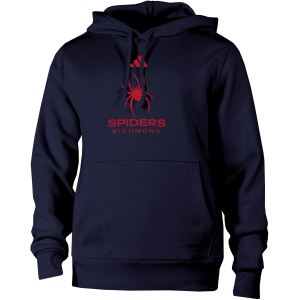 adidas Men's Richmond Spiders Navy Sideline Fleece Hoodie, XXL, Blue