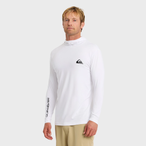 Quiksilver Men's Everyday Surf T-shirt HD Rashguard, Medium, White