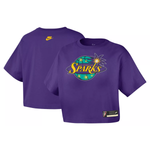 Nike Nike Women's Los Angeles Sparks Purple 2026 Hardwood Classics Cropped T-Shirt, Medium - $16.48 at DICK'S Sporting Goods