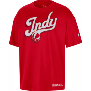Nike Adult Indiana Fever Red Rebel Wordmark T-Shirt, Men's, Medium