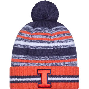 New Era New Era Adult Illinois Fighting Illini Navy Cheer Knit Hat, Men's, Blue - $24.99 at DICK'S Sporting Goods
