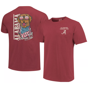 Image One Image One Youth Alabama Crimson Tide Crimson American Dog T-Shirt, Medium, Red - $34.99 at DICK'S Sporting Goods