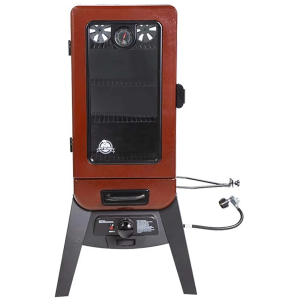 Pit Boss 3-Series Gas Vertical Smoker, Red