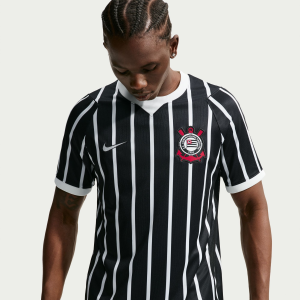 Nike Adult Corinthians 2026 Black Away Replica Jersey, Men's, Small