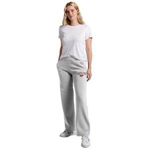 League-Legacy Women's Virginia Tech Hokies Steel Grey Relaxed Fit Pants, Large, Gray
