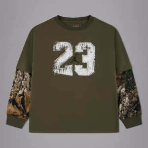 Jordan Boys' MVP Realtree Twofer Tee, Large, Medium Olive
