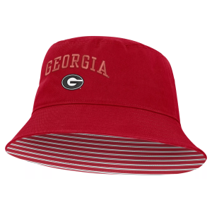 Nike Adult Georgia Bulldogs University Red Apex Primetime Bucket Cap, Men's, Medium