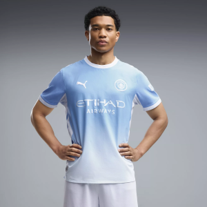 PUMA Adult Manchester City Light Blue 2026 Home Authentic Jersey, Men's, Large
