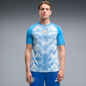 PUMA Adult Manchester City Black 2026 Away Prematch Jersey, Men's