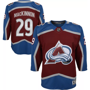 Outerstuff NHL Youth Colorado Avalanche Nathan MacKinnon #29 Premier Home Jersey, Small/Medium, Team - $130.00 at DICK'S Sporting Goods