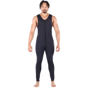 Level Six Men's Farmer John Sleeveless Neoprene Wetsuit, Medium, Black