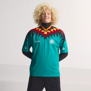 adidas Adult Germany 1994 Bringback Away Jersey, Men's, Small, Green