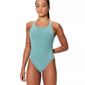 Speedo Speedo Women's Performance Back One Piece Swimsuit, Size 28, Storm Green - $98.00 at DICK'S Sporting Goods