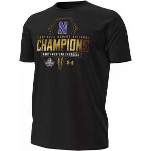 Under Armour Under Armour Adult 2026 NCAA Women's Lacrosse National Champions Northwestern Wildcats T-Shirt, XXL, Black - $15.73 at DICK'S Sporting Goods