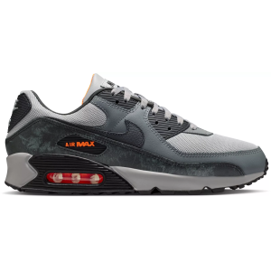 Nike Men's Air Max 90 Premium Shoes, Size 14, Black/Grey/Multi