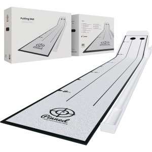 Pinned Practice Putting Mat, White