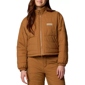 Columbia Women's Wallowa Insulated Cropped Jacket, Large, Camel Brown