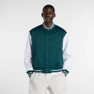 New Balance Men's Athletics Varsity Jacket, Large, Aay Medusagr