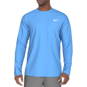 Nike Essential Long Sleeve Hydroguard, Men's, Small, University Blue