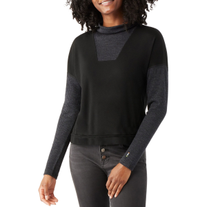 Smartwool Women's Thermal Merino Rib Top, XS, Black