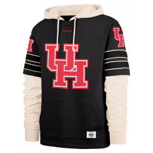 '47 '47 Men's Houston Cougars Black Split Zone Cornerback Lacer Pullover Hoodie, Large - $56.98 at DICK'S Sporting Goods