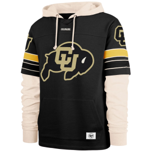 '47 '47 Men's Colorado Buffaloes Black Split Zone Cornerback Lacer Pullover Hoodie, XL - $75.97 at DICK'S Sporting Goods