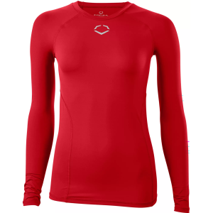 Evoshield EvoShield Women's Cooling Long Sleeve Shirt, XS, Scarlet - $28.99 at DICK'S Sporting Goods