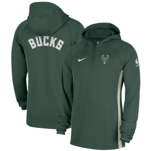 Nike Nike Men's Milwaukee Bucks Green On Court Zone Warmup Pullover Hoodie, Large - $135.00 at DICK'S Sporting Goods