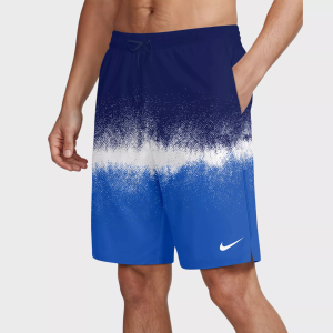 Nike Men's Breaker 9" Tie Dye Volley Swim Trunks, XXL, Midnight Navy | Great Father's Day Gift