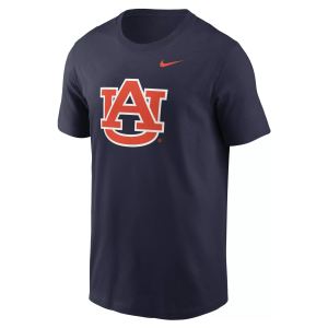 Nike Men's Auburn Tigers College Navy Primary Logo T-Shirt, Small, Blue | Great Father's Day Gift