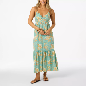 O'Neill Women's Julez Tiki Dress, Large, Green