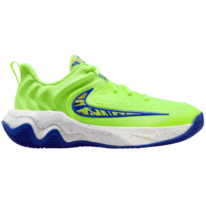 Nike Kids' Grade School Immortality 4 Basketball Shoes, Size 7, Volt Ice/Multi-Color-Game Royal