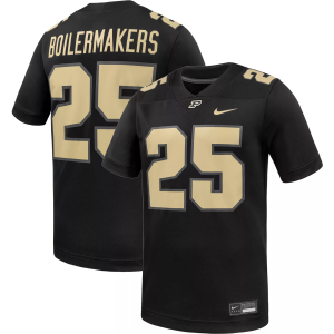 Nike Men's Purdue Boilermakers Black Replica Alternate Football Jersey, Small
