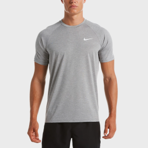 Nike Nike Men's Heather Short Sleeve Rash Guard, XXL, Particle Grey | Great Father's Day Gift - $48.00 at DICK'S Sporting Goods