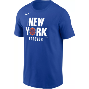 Nike Men's New York Knicks Blue Wordmark T-Shirt, XXL, Multi | Great Father's Day Gift
