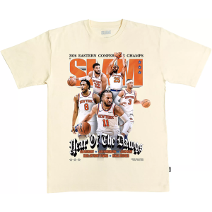 Slam SLAM Men's New York Knicks Off White Starting 5 T-Shirt, Medium | Great Father's Day Gift - $48.00 at DICK'S Sporting Goods