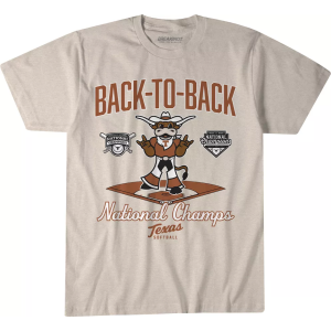 Breakingt BreakingT Youth 2026 Women's College World Series Softball Champions Texas Longhorns Back-to-Back Champs White T-Shirt, Small - $11.23 at DICK'S Sporting Goods