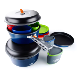 GSI Outdoors Bugaboo Camper Cooking Set, Aluminum